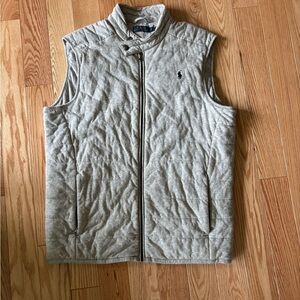 Polo by Ralph Lauren Gray Quilted Vest